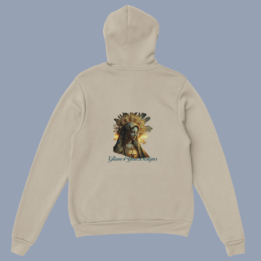 Holy Marie Mystic Electric Colors Hoodie - Butterfly Design with Beautiful Background